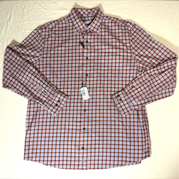 Johnnie-O Ajax Hangin’ Out Plaid Shirt in Autumn - Picture 1 of 6